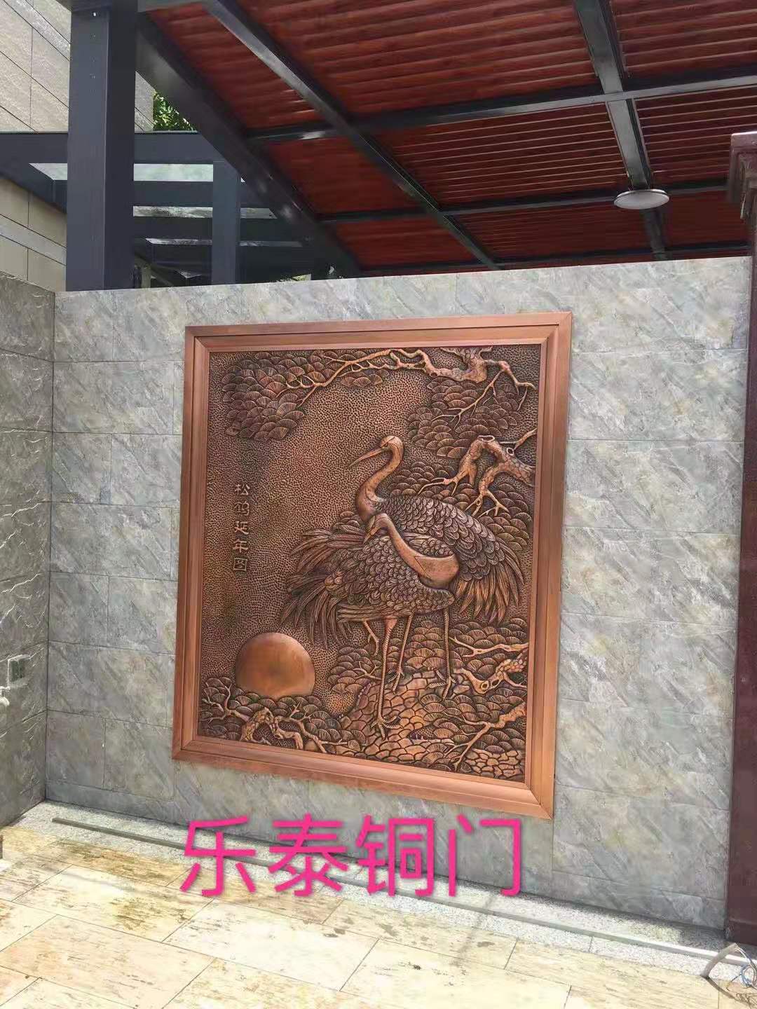 铜背景